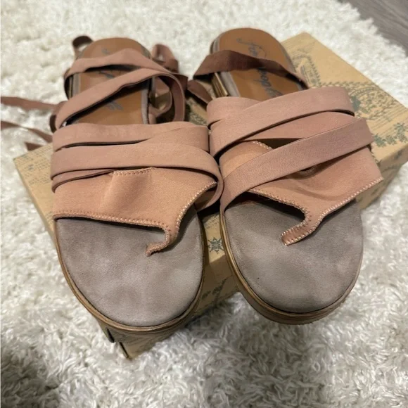 Free People Peach Sandals - Picture 6 of 7